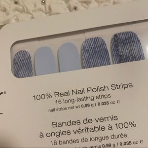 Color street blue Jean baby nail strips